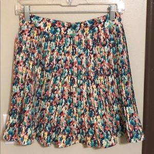 Nordstrom BP Floral Skater Skirt